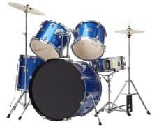 5 Pc Blue Drum Set