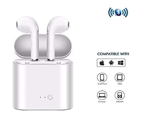 YWOW - i7S Twin True Wireless Bluetooth with Portable Charging Case Bluetooth 4.2 Airpod Earphone (A1 Quality)