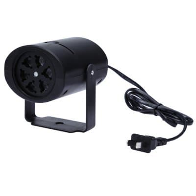 Langboss Mini US plug LED Stage Light Magic Ball Disco DJ Laser Lighting with 4PCS Switchable Pattern Lens