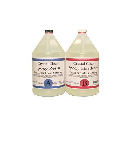 EPOXY Resin 2 Gal Kit, General Purpose, Crystal Clear (Coating, Table Tops) (1, 2 Gallon)