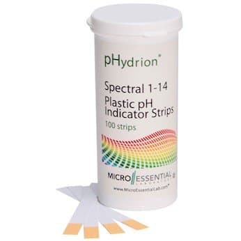 pHydrion 9700 Plastic pH indicator strips, 5.5 to 8.0, flip top vial packaging