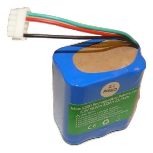 Banshee 7.2v 3000mAh Ni-MH Mint 5200 Battery Replacement for iRobot Mint 5200B iRobot Braava 380T Floor Cleaner