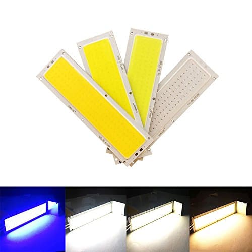 Spritumn COB LED Night Light Wall Switch,Warm/Cool White High Power 10W 1000LM COB LED Strip Light Lamps 120x36mm 12-14V Wireless Battery LED Lamp for Bedroom Bathroom Hallway Stairways Corridor Closet Light (A)