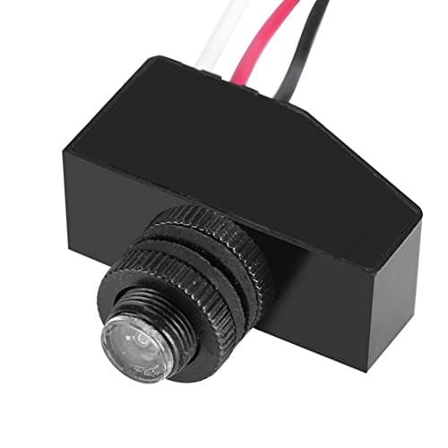 TEKIMBE Automatic LED Light Sensor Switch Outdoor Dusk to Dawn Photocell Switch 8V-50VDC