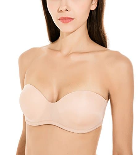Women's Convertible Underwire Strapless Push Up Contour Bra