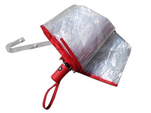 Ruler Co Brands Transparent Umbrella Automatic Transparent Plastic Paper Materials 30 Percent Wholesale Many Color Optional