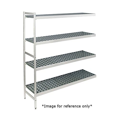 Fermod 5R31C83-E Fermostock 5-Tier Shelving Unit Expansion Kit 83"H x 31"W x 22"D 800 lbs Max Weight Per Shelf