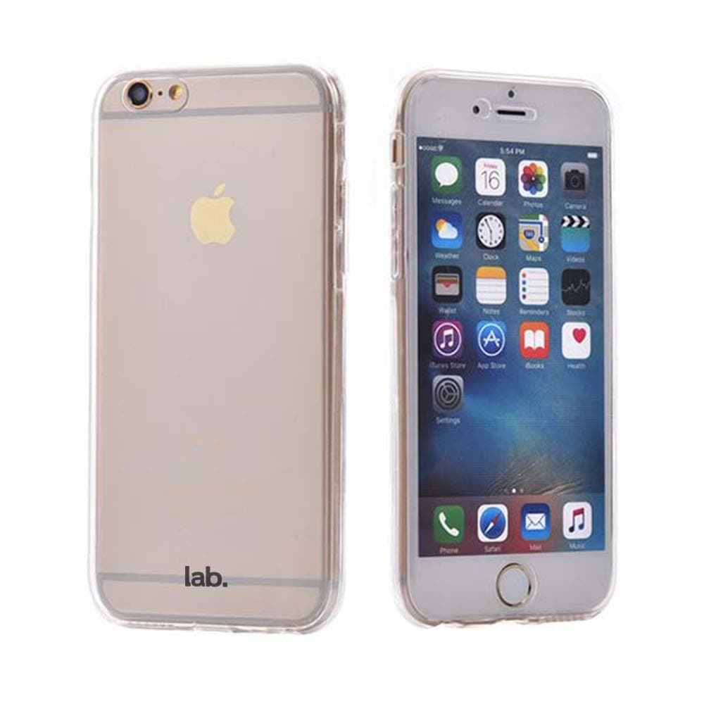 Labrador Thermoplastic Polyurethane Front and Back 360 Clear Soft Cover Case For iPhone 6S (Transparent)