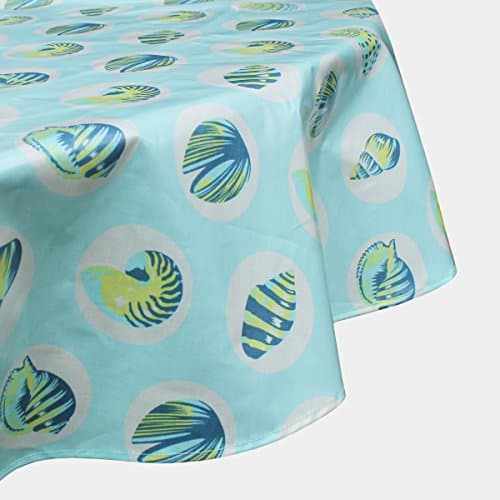 Coated cotton tablecloths in "BAY" pattern.