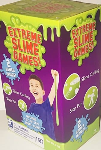 Extreme Slime Games! 2 Games Inside! Choose From Different Box Set Games! It's Always Time For Slime! Ages 5+! (Slime Curling & Slop Put)