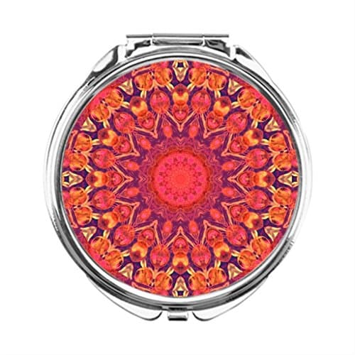 Dream Stage Sunburst Abstract Mandala Star Circle Dance Mirror Compact