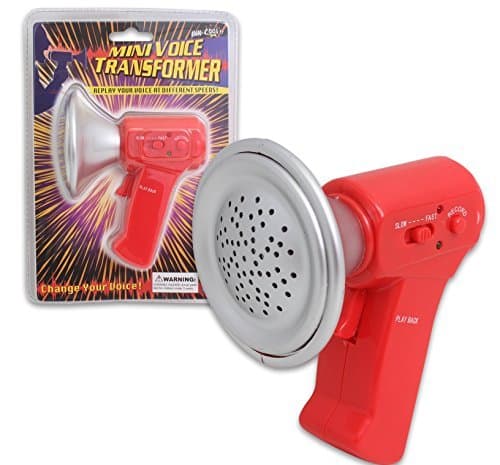 AWW!® Multiple Voice Effect Voice Amplifying Mini Voice Transformer Recorder Toy