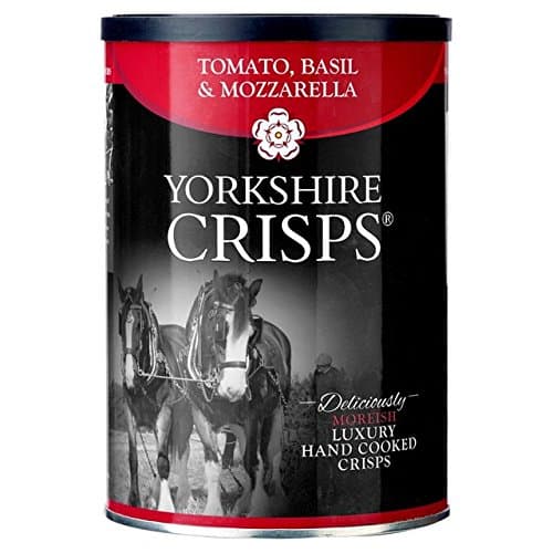 Yorkshire Crisps Tomato, Basil And Mozzarella 100g