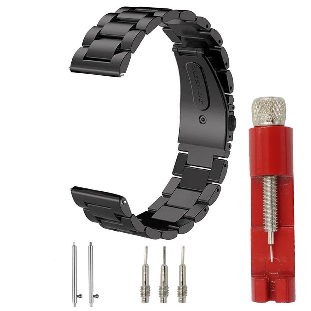 CBIN Quick Release Bracelet - Width 16mm / 18mm / 20mm / 22mm / 24mm Stainless Steel Strap Wrist Band Replacement Watch Bands