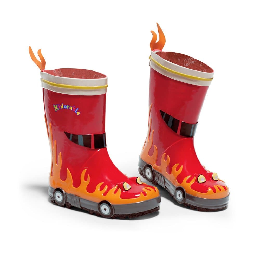 Little Boys' Fireman Rain Boots