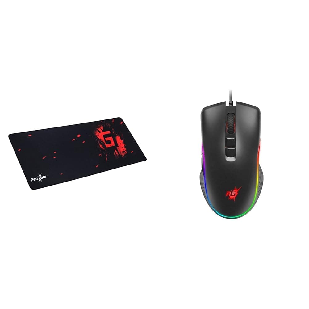 Redgear MP80 Speed-Type Gaming Mousepad (Black/Red)