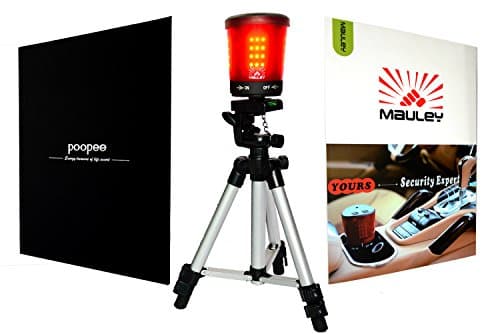 MAULEY Warning Triangle Road Side Emergency Beacon with USB Car Charger, Flashlight, Waterproof Powerful Magnetic Energy Pal