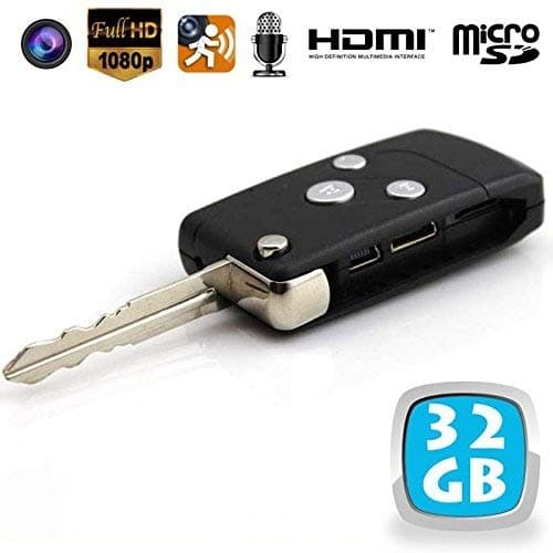 Full HD 1080P Spy Car Key Camera Motion Detection Camera 32GB