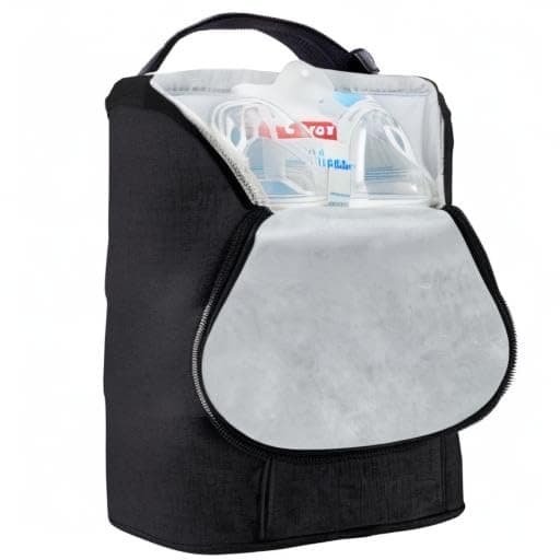 Skip Hop Double Bottle Bag, Black, EA