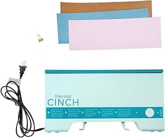 Thermal Cinch Binding Machine Mint 12 Inch, Includes Thermal Book Binding Machine, Book Spines, and Clips, Create DIY Journals, Notebooks, Scrapbooks, Photo Books, and Documents