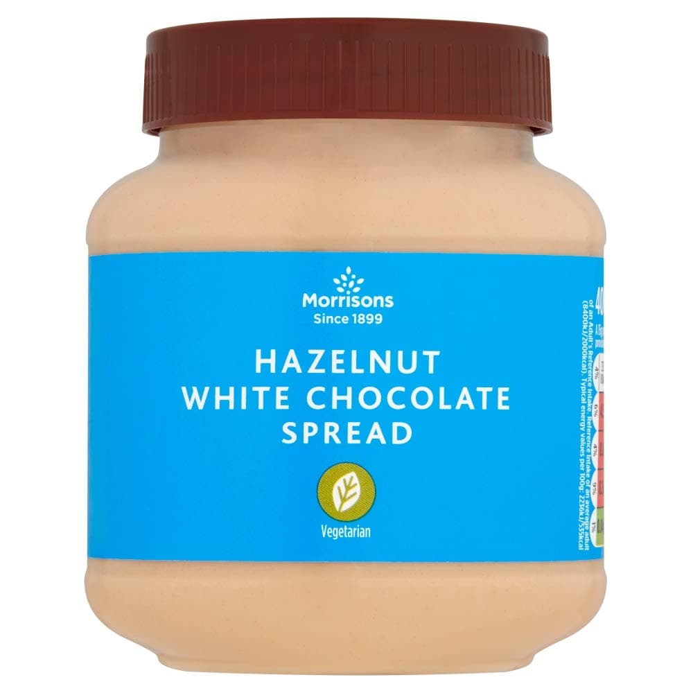 Morrisons White Chocolate & Hazelnut Spread, 400g
