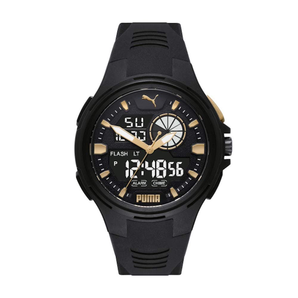 PUMA Bold Watch for Men, Ana-Digi Movement with Polyurethane, Silicone, Leather Or Stainless Steel Strap