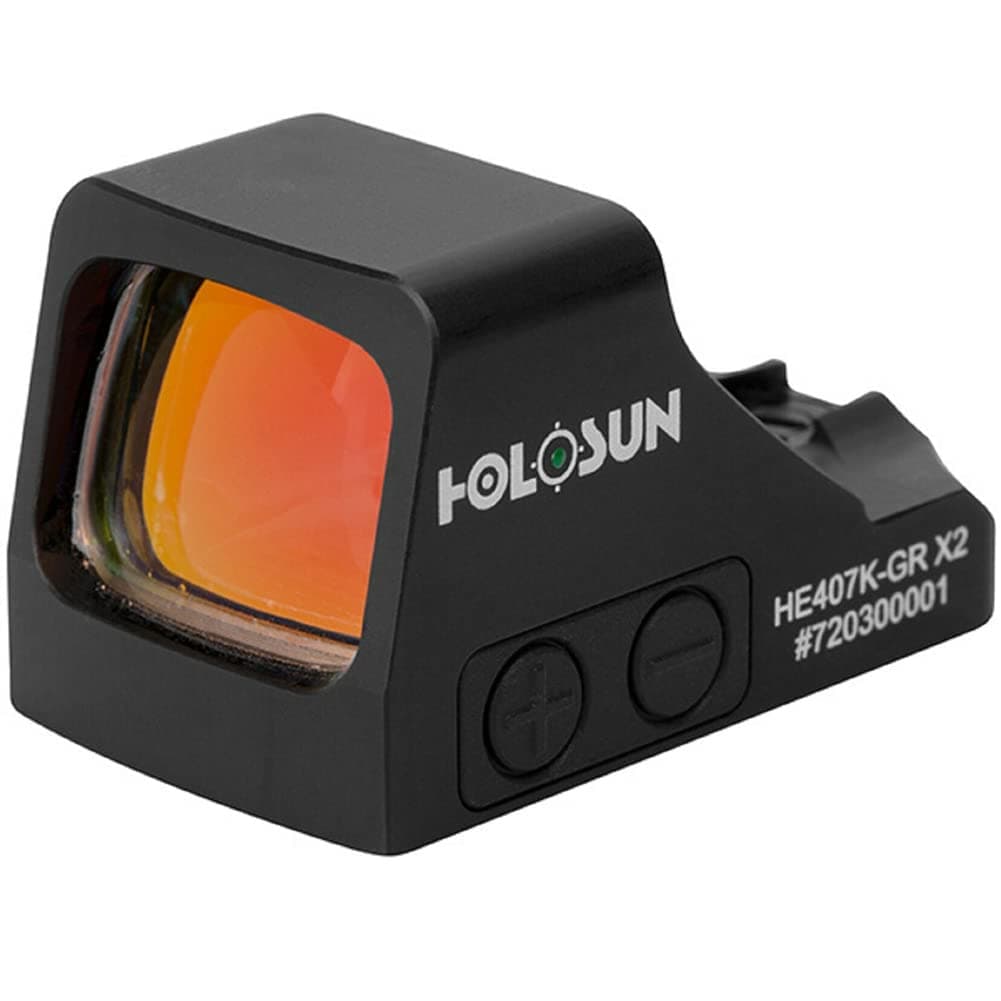 HOLOSUN HE407K-GR X2 Open Reflex Red Dot Sight