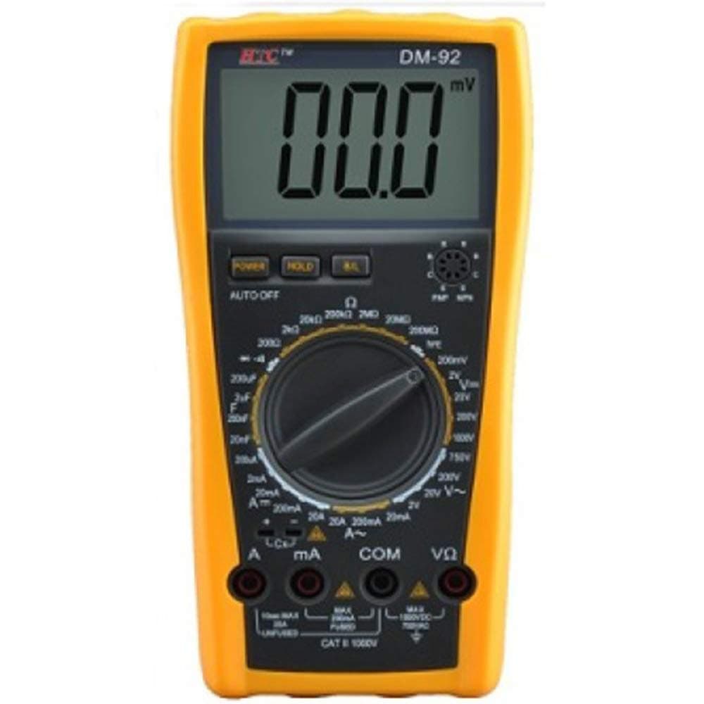 HTC Instrument DM-92 Digital Multimeter 3 1/2 Digits with Capacitance