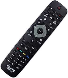 Remote Control for Philips 40PFL5507T/60 | 32PFL3088H/12 | 32PFL3138H/12 TVRemote - Remote Control - Télécommande, Kumanda, Plug & Play