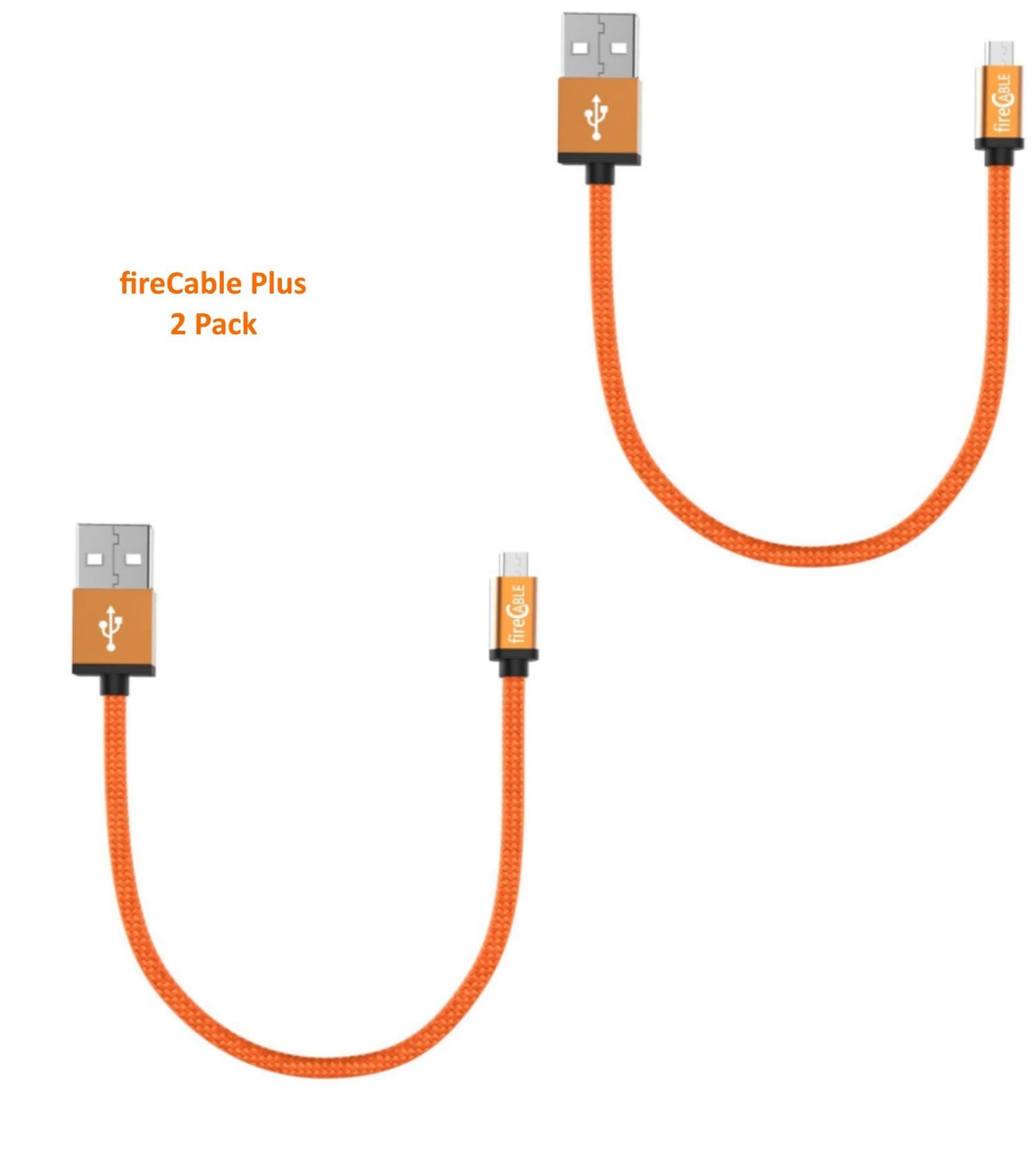 fireCable Plus Heavy Copper USB Power Cable for Streaming Sticks | Powers Device from Your TV's USB Port | Eliminates Hanging Wire Clutter | Perfect for Wall Mounted TVs (2 Pack)