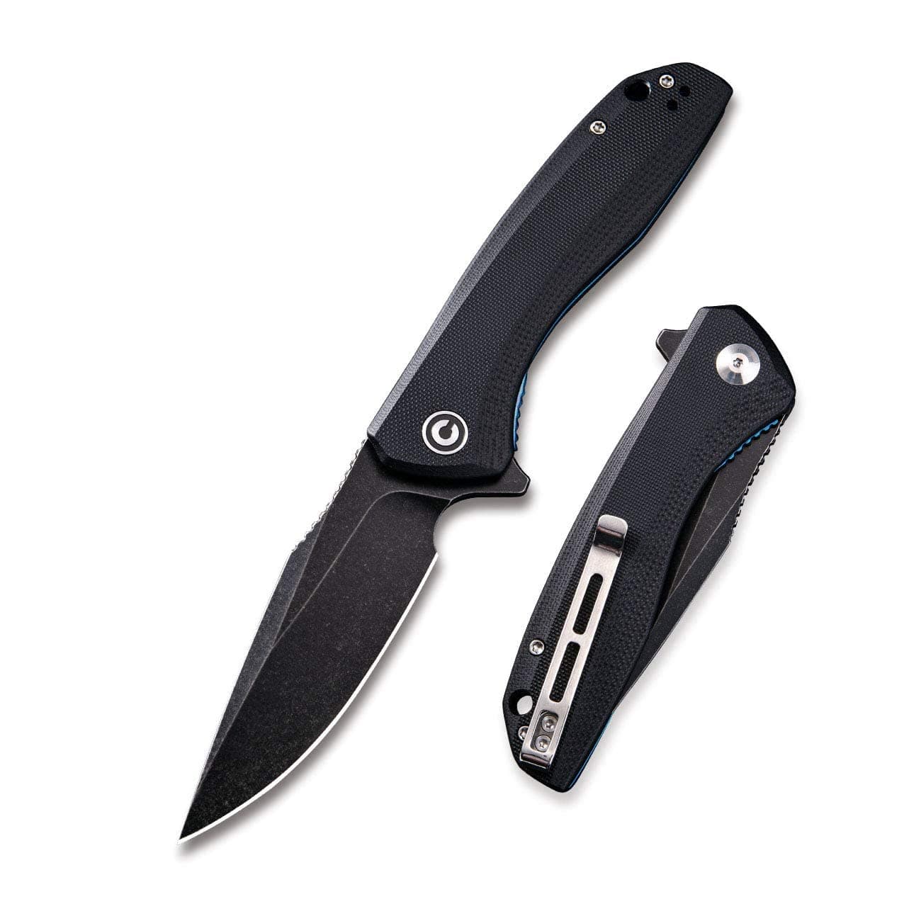 CIVIVI Folding Pocket Knife Baklash C801H (Double Black)