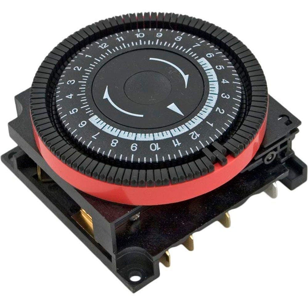 Diehl 24 hr Spa Timer, SPST 120V, 4-Term Orange Panel Mount TA4071