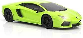 RC Car 1:18 Lamborghini Aventador 2.4G Radio Remote Control Cars Electric Car Sport Racing Hobby Toy Car Grade Licensed Model Vehicle for Kids, Green