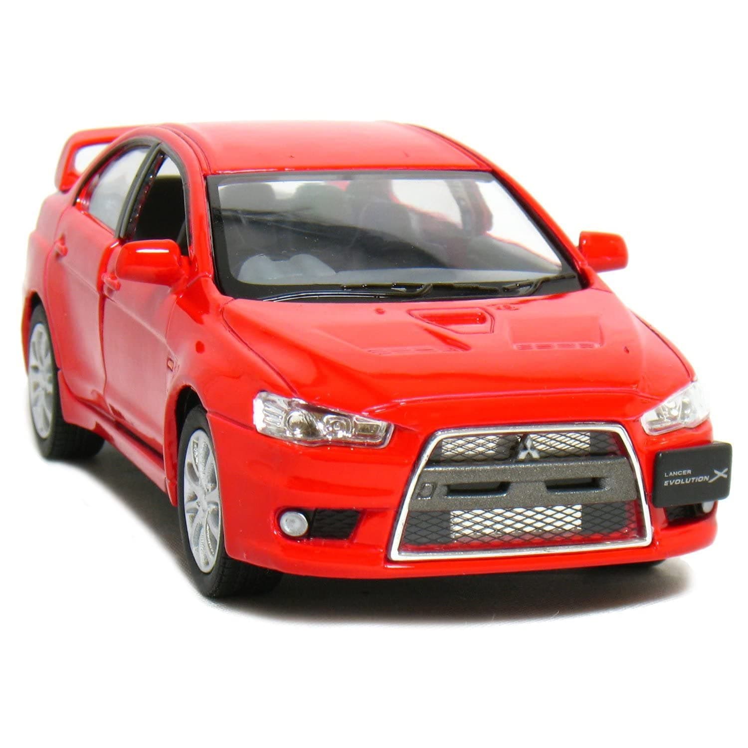 2008 Mitsubishi Lancer Evolution X 1:36 Scale 5" Die Cast Metal Model Toy Car (Red)
