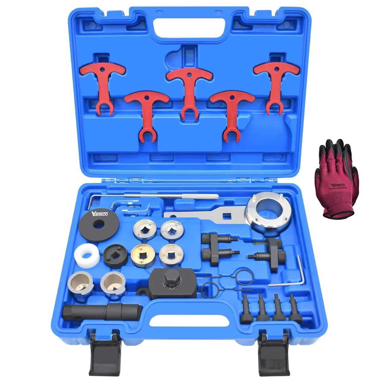 28PCS Camshaft Crankshaft Engine Timing Tool Kit