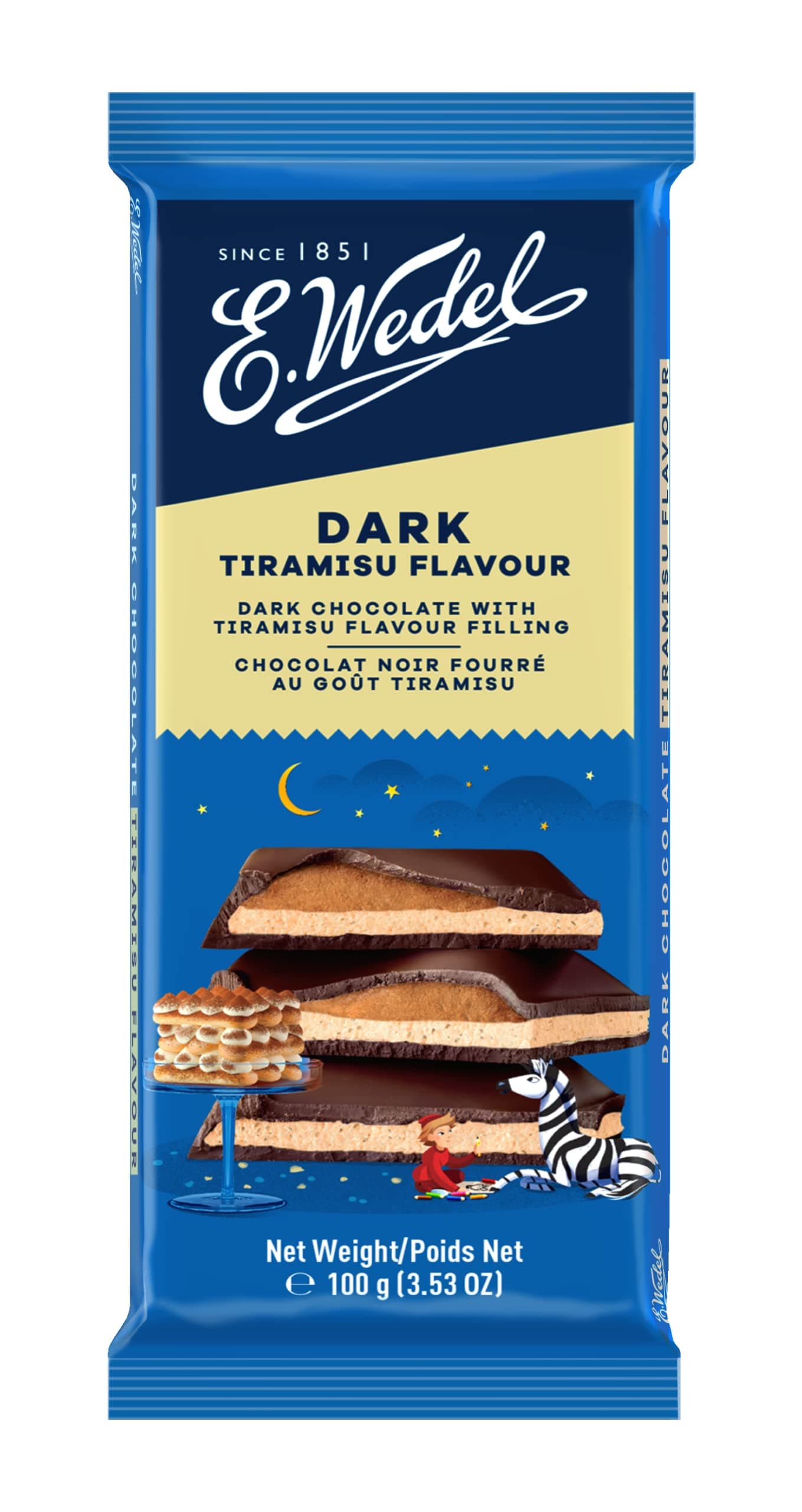 Dark Chocolate Tiramisu Bar by E. Wedel