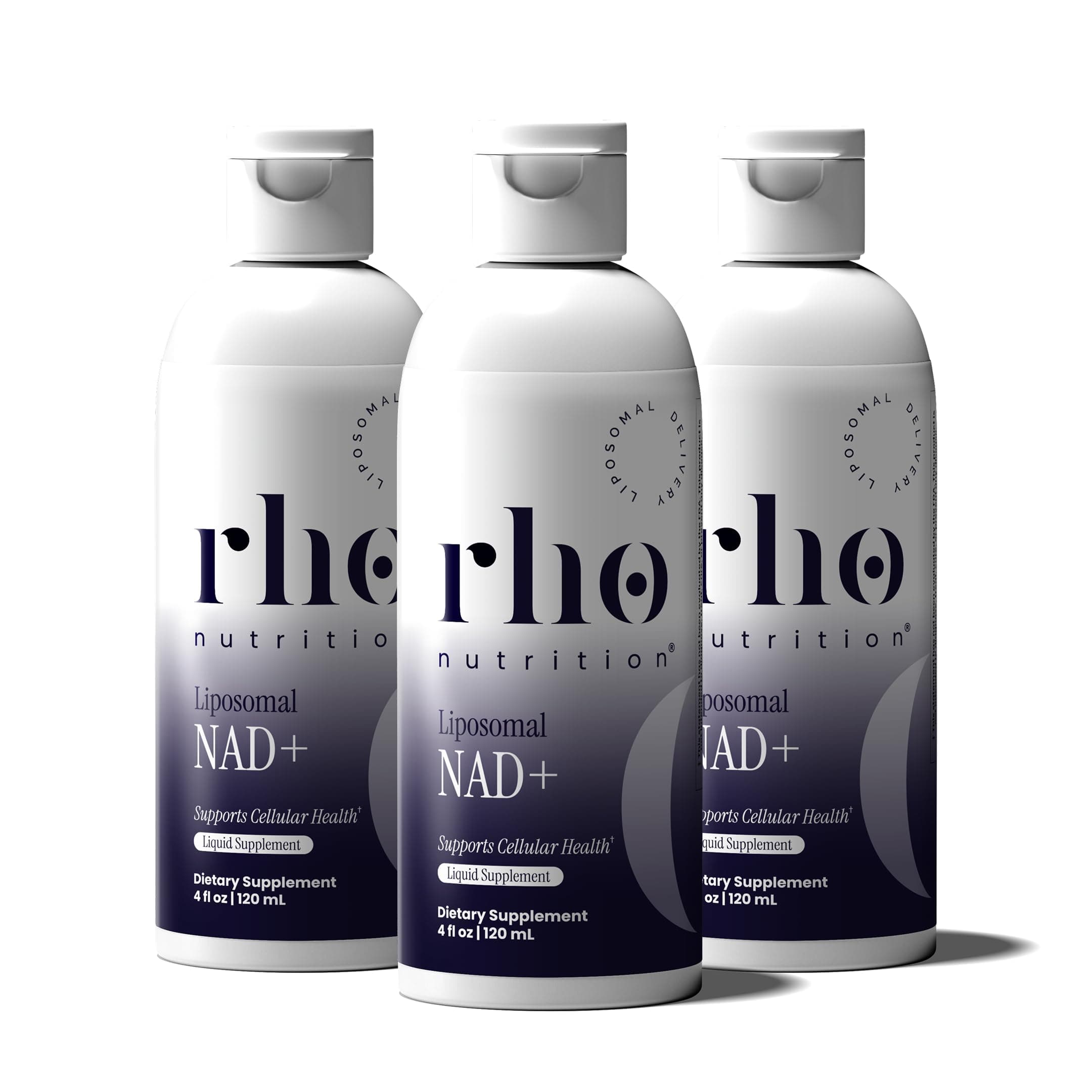 Liposomal NAD+ – Liquid Supplement Designed to Help Support Absorption – Active Form of NAD+ Helps Support Normal Cellular Health, Healthy Aging, Energy Metabolism & Vitality – 3 Pack