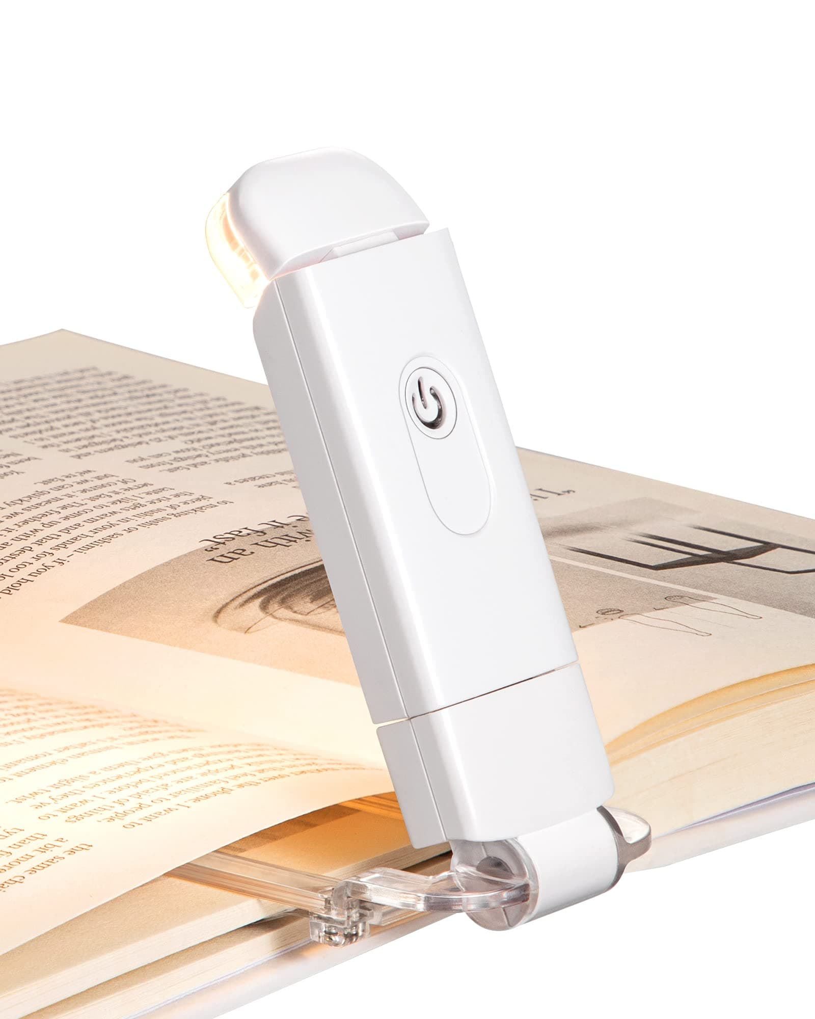 Book Reading Light - White
