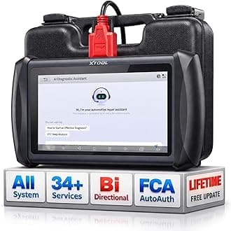 XTOOL IP616 V2.0 Bidirectional Scan Tool with Lifetime Free Updates, AI-Assisted Full System OBD2 Scanner Diagnostic Tool with 34+ Reset Services, Active Test, CAN FD & DoIP, FCA AutoAuth, Android 10