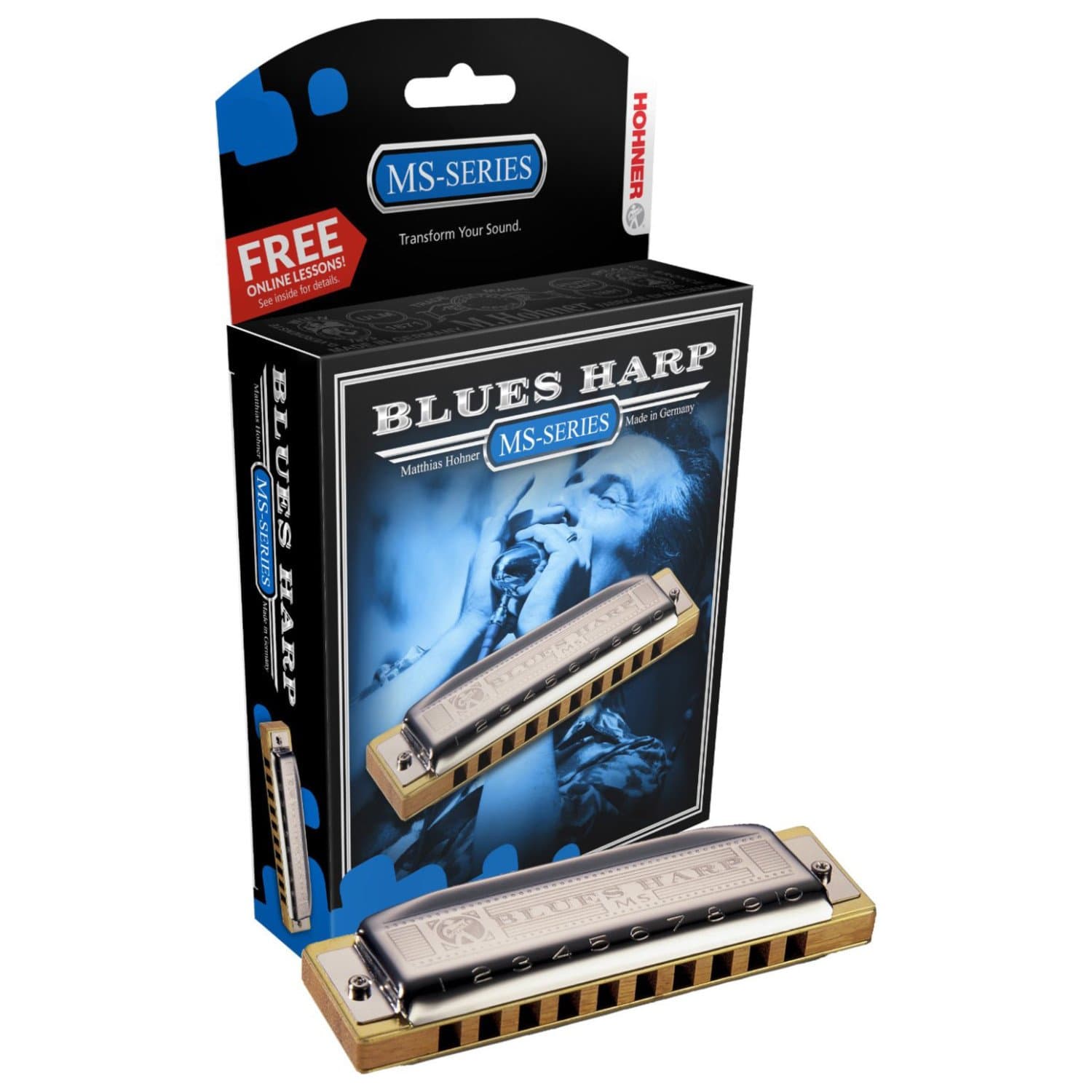 Blues Harp Harmonica, Key of G