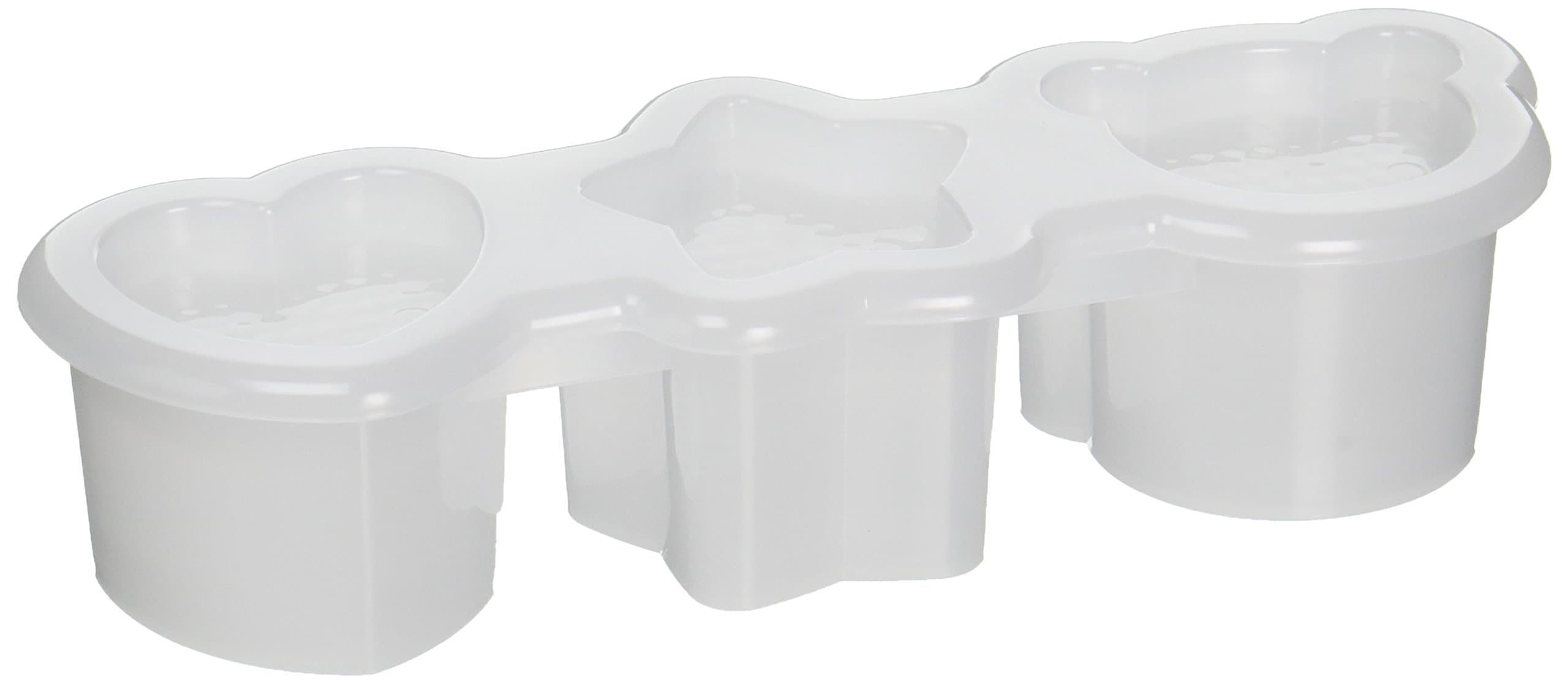 Imonata Triangle Sushi Mold, 7 x 2-1/4 x 1-1/2in, White