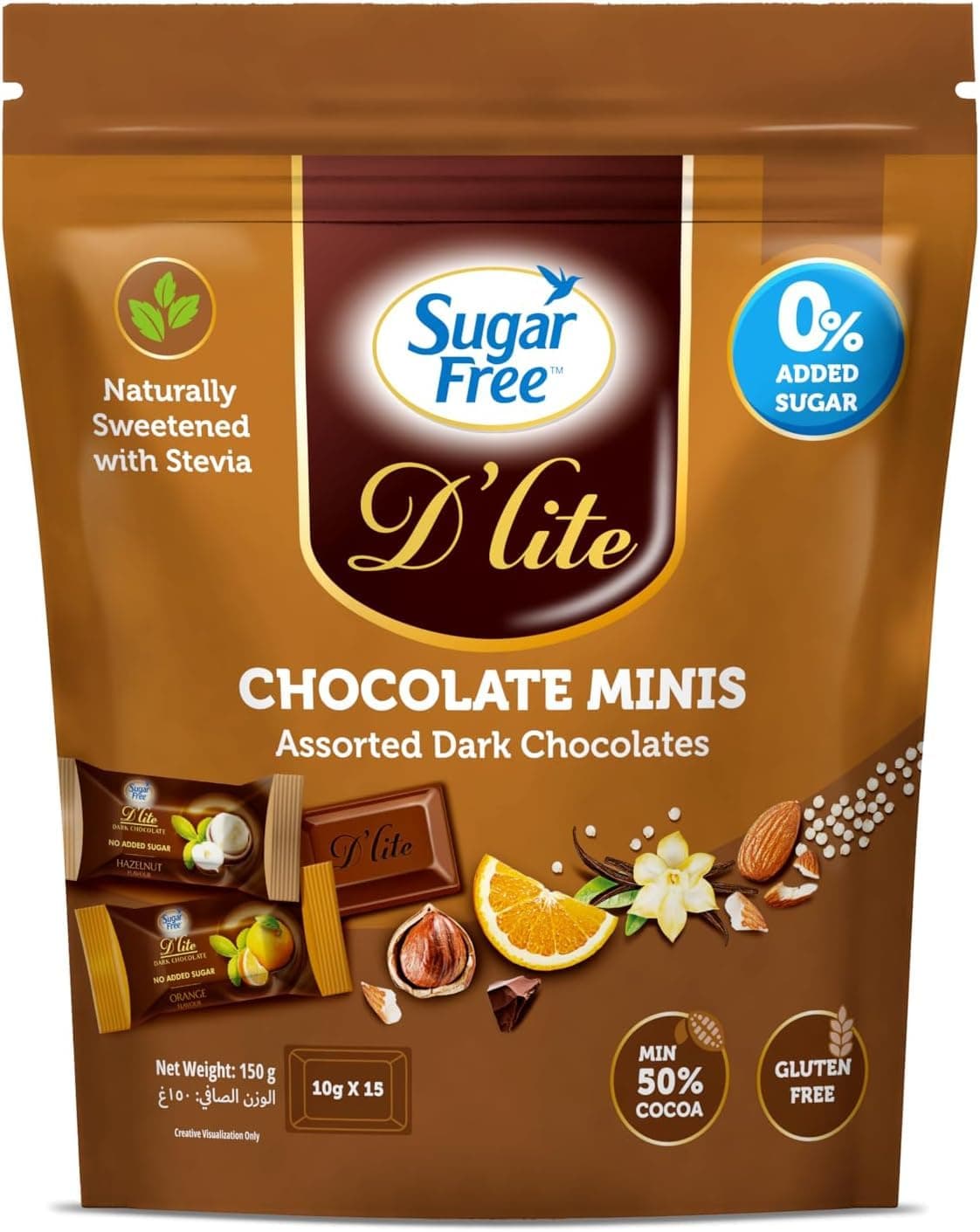 D’lite Chocolate Minis 150g