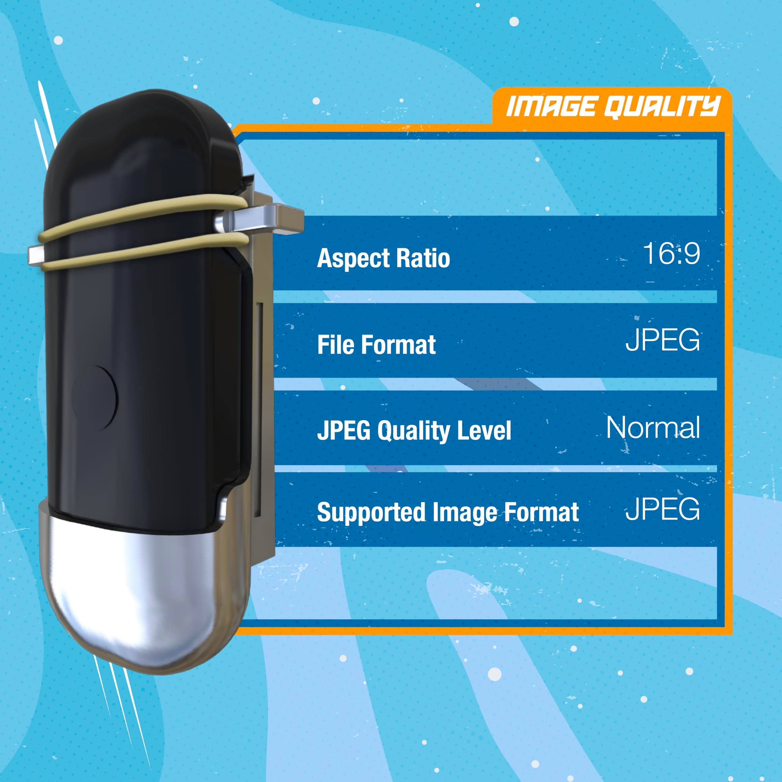 Estes 2208 Universal Astrocam HD Rocket Camera and Holder, Model-Rocket Camera, Rocket Model Kit Accessories for Ages 10+