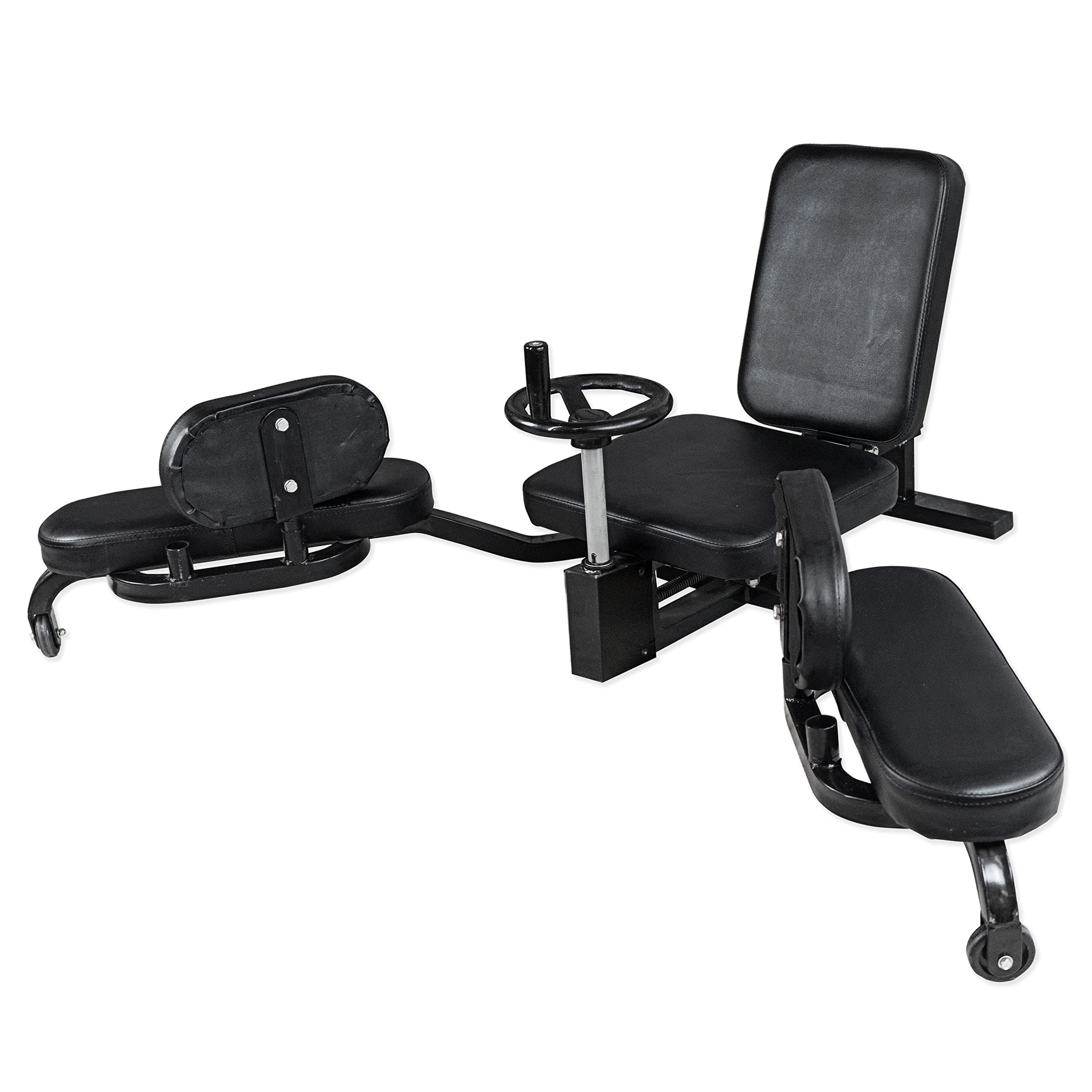 Valor Athletics Leg Stretch Machine in Black