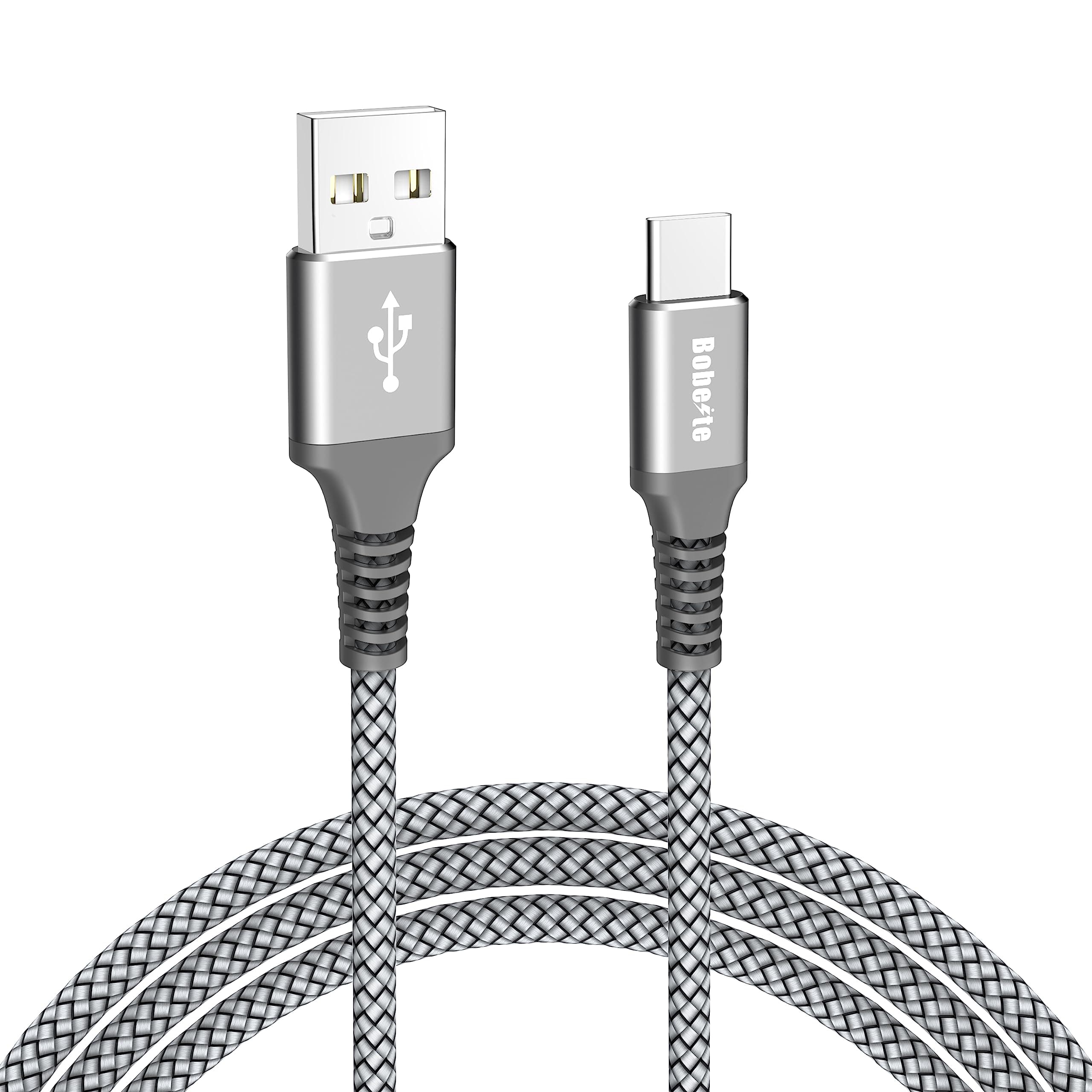 – USB C Cable 2M Fast Charging, Type C Charger Cable Lead Compatible with iPhone 17 Air 16 15 Plus Pro Max, Samsung Galaxy S25 S24 S23 S22 S21 S20 Plus Ultra Note 20 10, A14 A15 A25 A35 A53 A55 A56