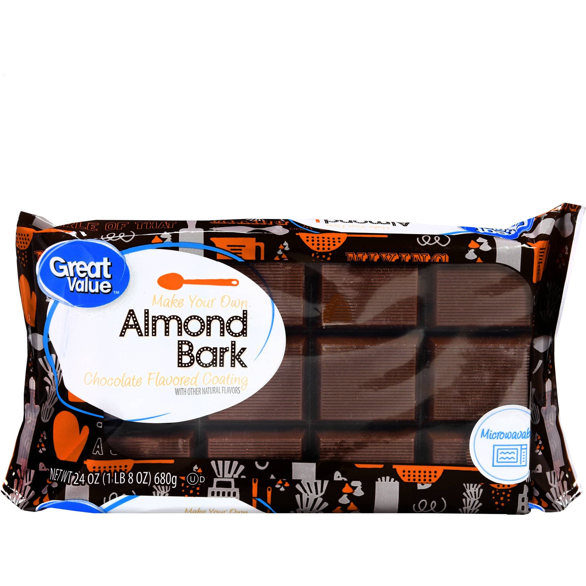 Chocolate Almond Bark, 24 oz