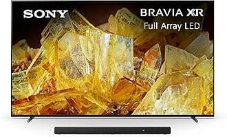 75 Inch BRAVIA XR X90L Full Array LED 4K HDR Google TV HT-A3000 3.1ch Dolby Atmos Sound Bar